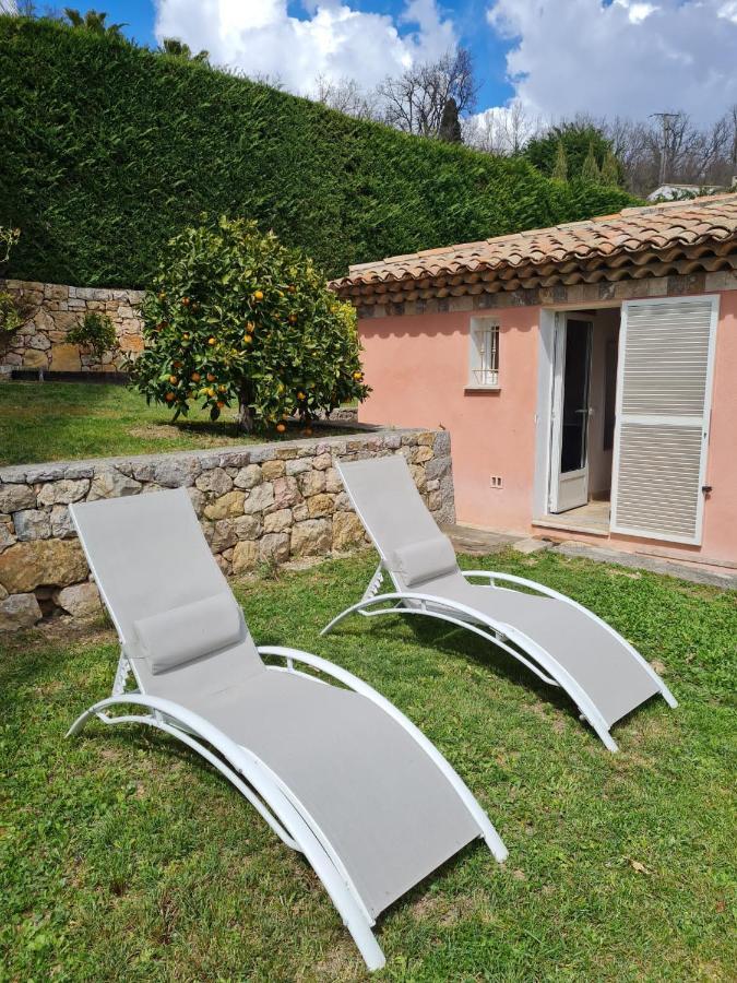 Superbe Villa Côte d'Azur Piscine chauffée Cabris Exterior foto